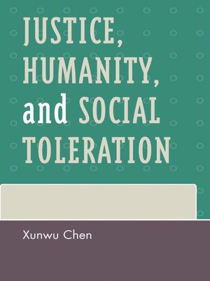 cover image of Justice, Humanity and Social Toleration